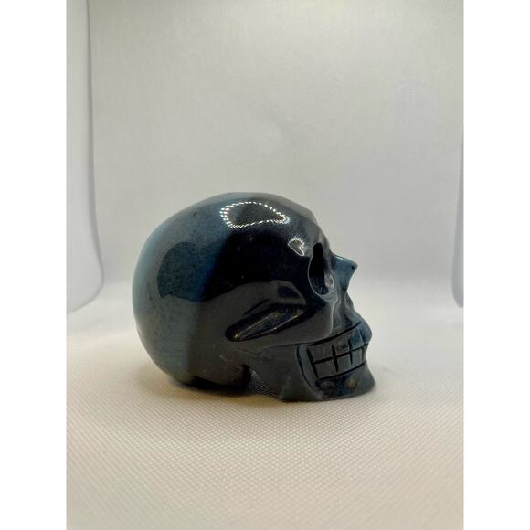 Trolleite Crystal Skull – Maeve Trolleite Skull Crystal Carving